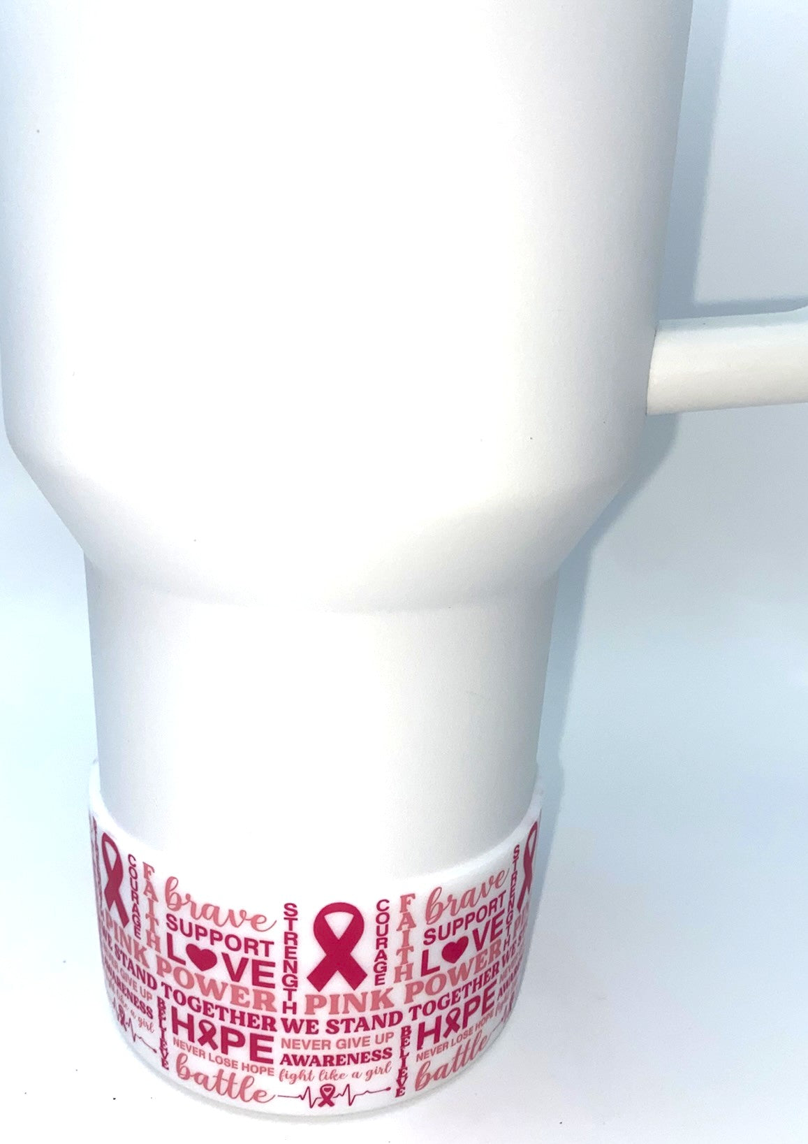 Breast Cancer Awareness Stanley Tumbler Boot Sleeve #126