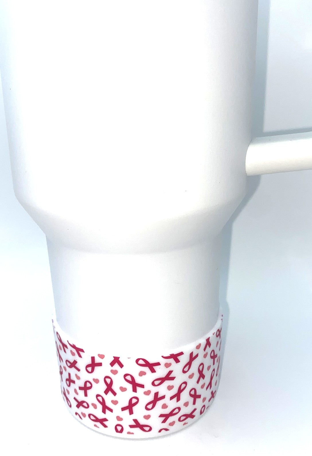 Pink Ribbons Breast Cancer Awareness Stanley Tumbler Boot Sleeve #127