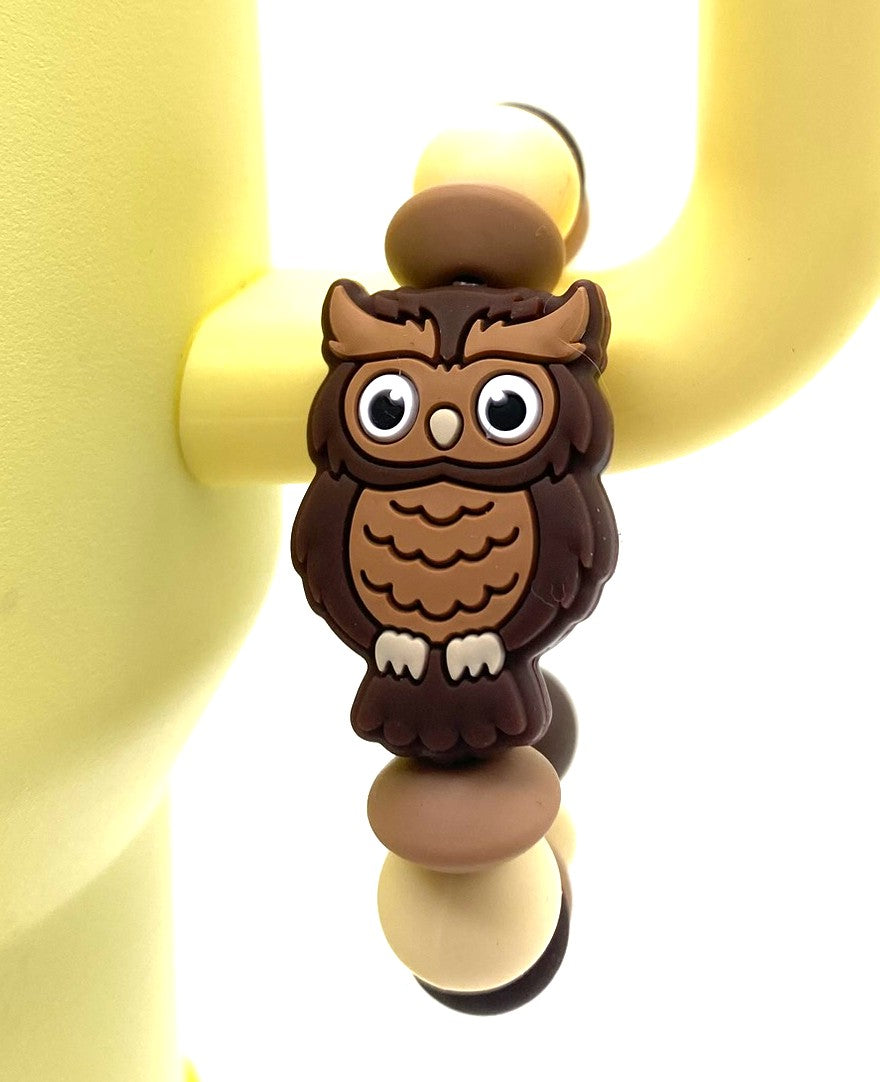 Brown Owl Stanley Tumbler Cup Handle Charm