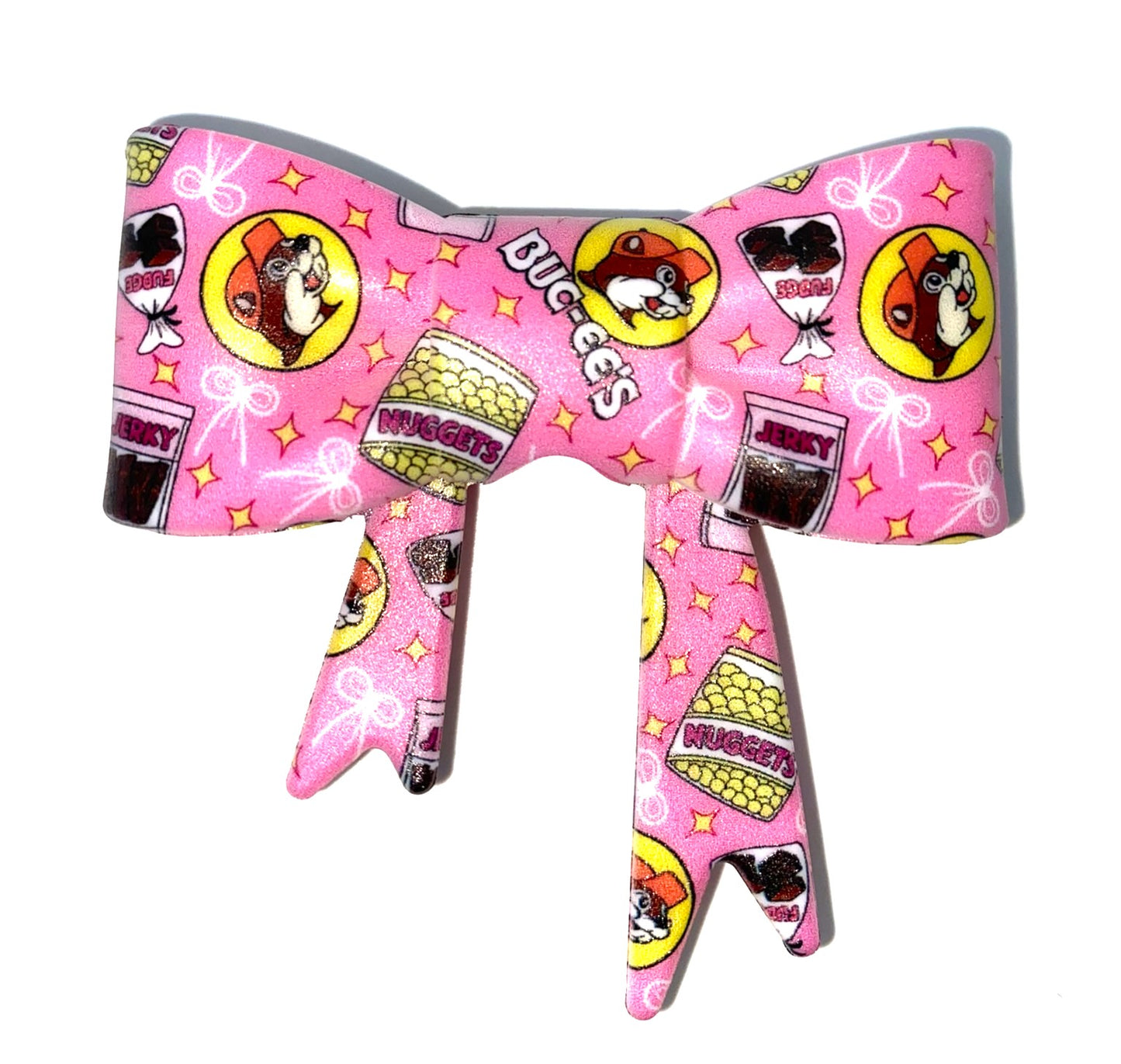 Beaver Gas Station Bow Straw Topper