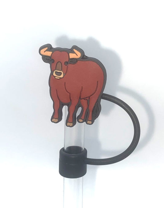 Bull Cow Farm Straw Topper