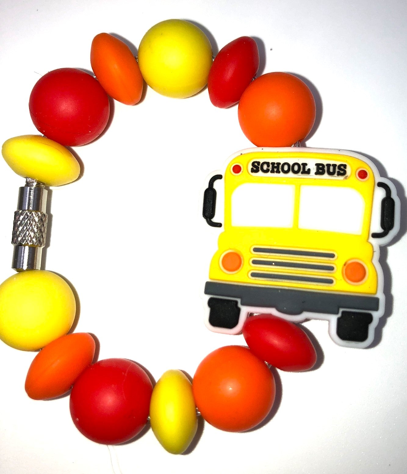 School Bus Stanley Tumbler Cup Handle Charm