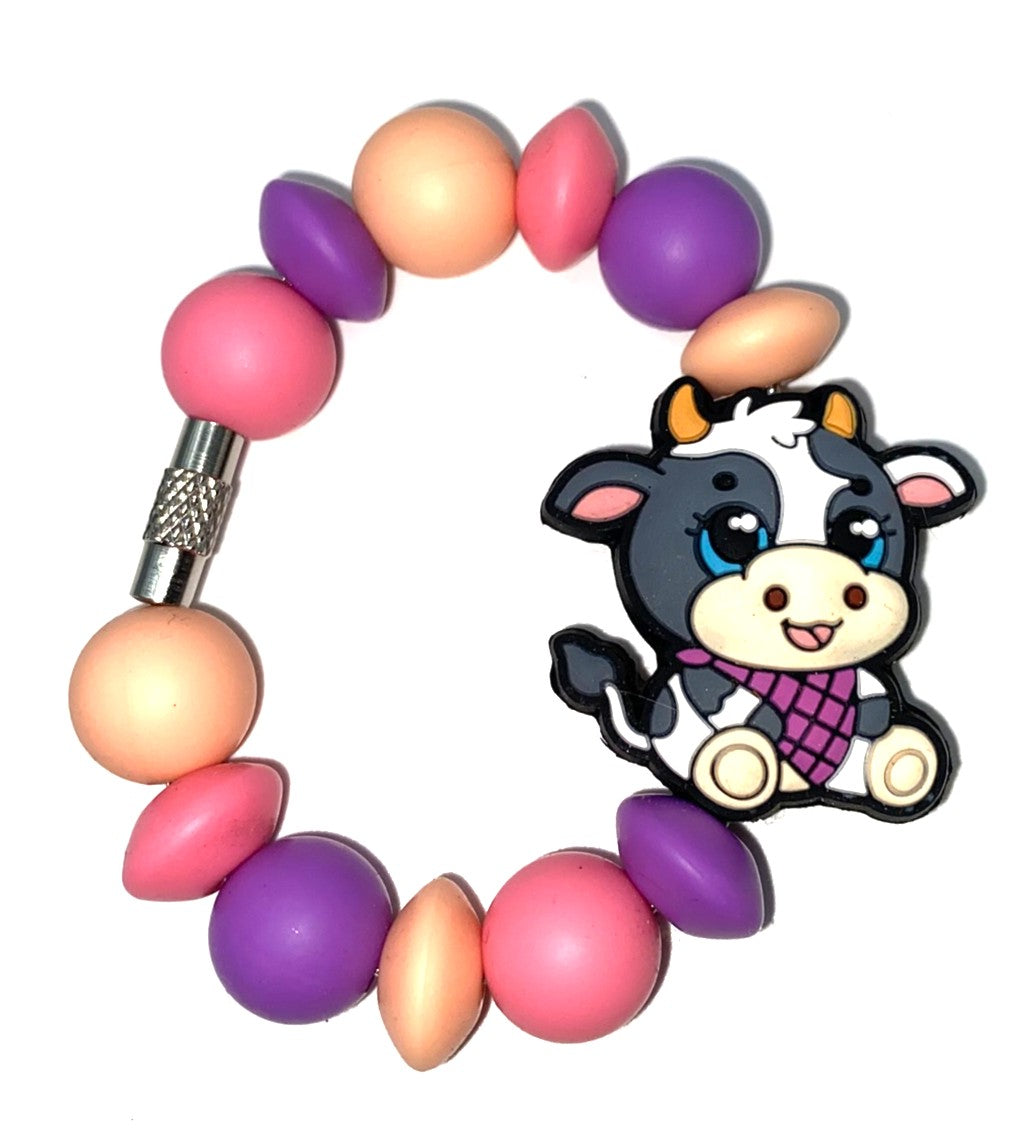 Cow Buttercup Stanley Tumbler Cup Handle Charm