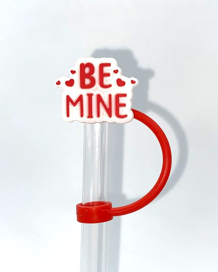 Be Mine Valentine Straw Topper