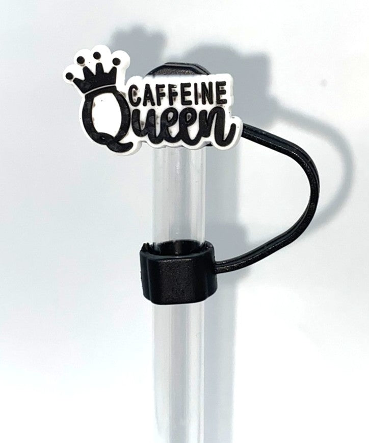 Caffeine Queen Straw Topper