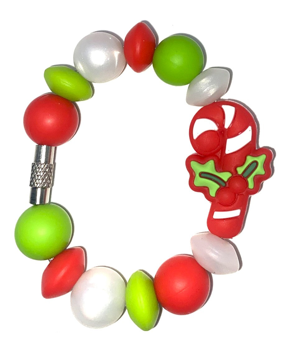 Candy Cane Christmas Stanley Tumbler Cup Handle Charm