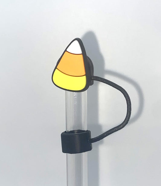 Candy Corn Fall Straw Topper