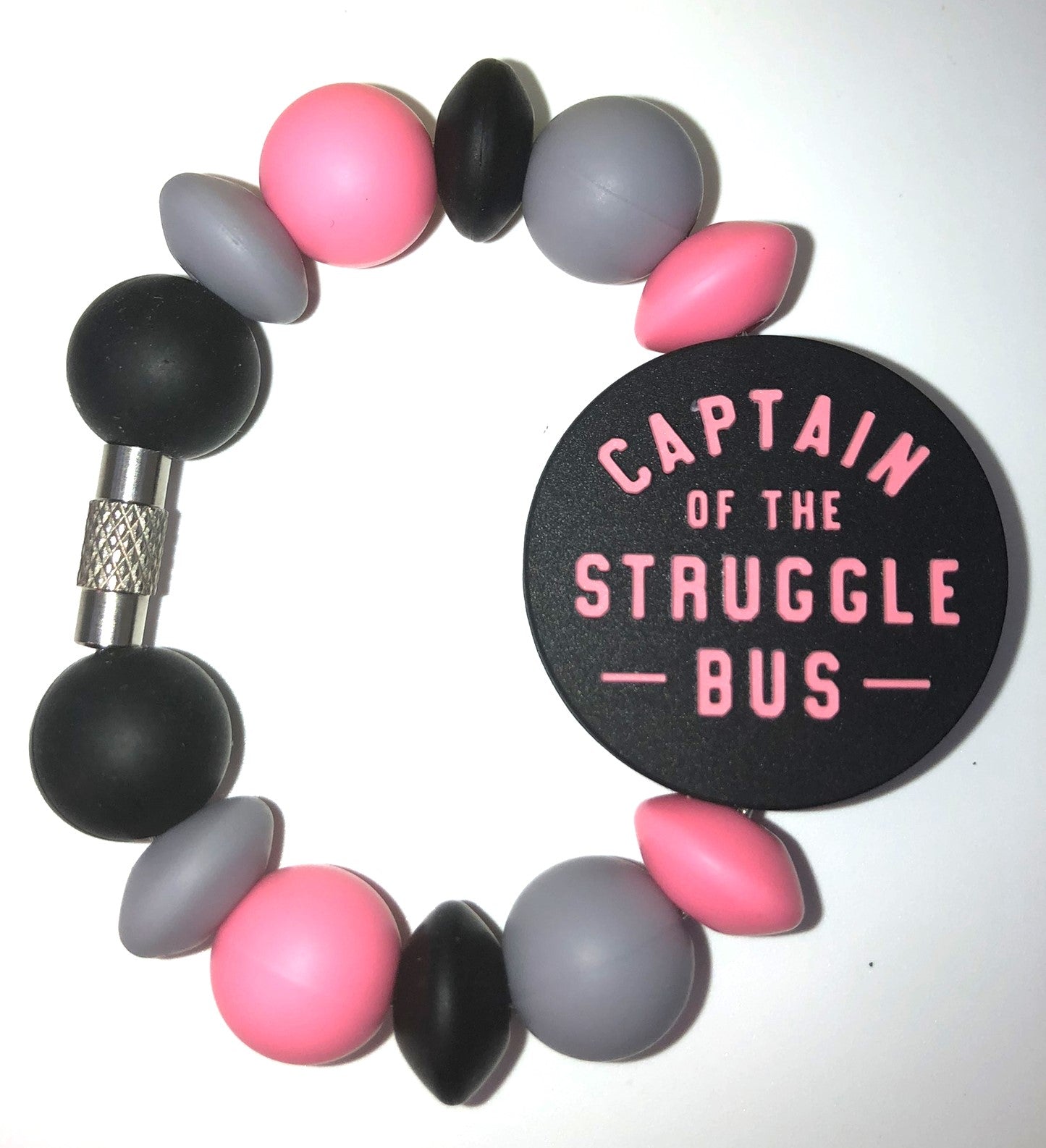 Captain Of The Struggle Bus Stanley Tumbler Cup Handle Charm