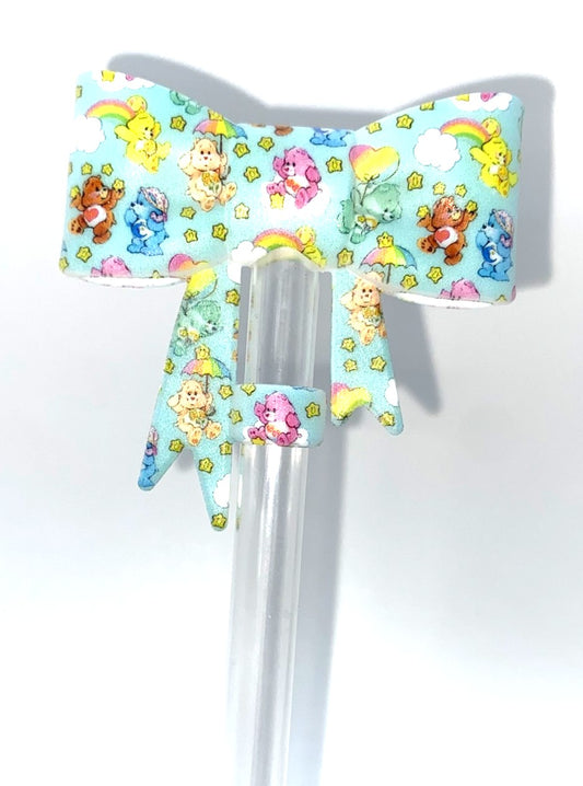 Caring Bears Bow Straw Topper