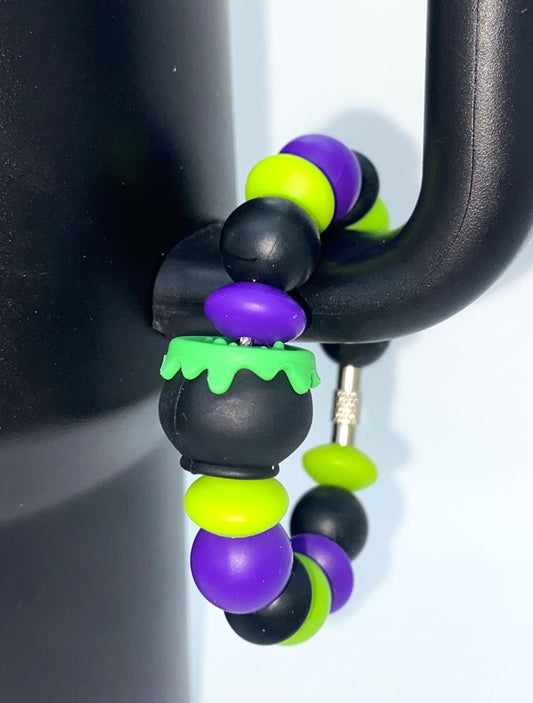 Witch's Cauldron 3D Halloween Stanley Tumbler Cup Handle Charm