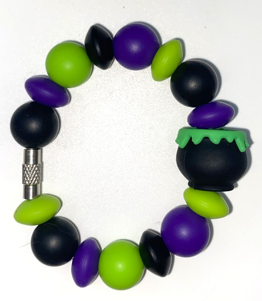 Witch's Cauldron 3D Halloween Stanley Tumbler Cup Handle Charm