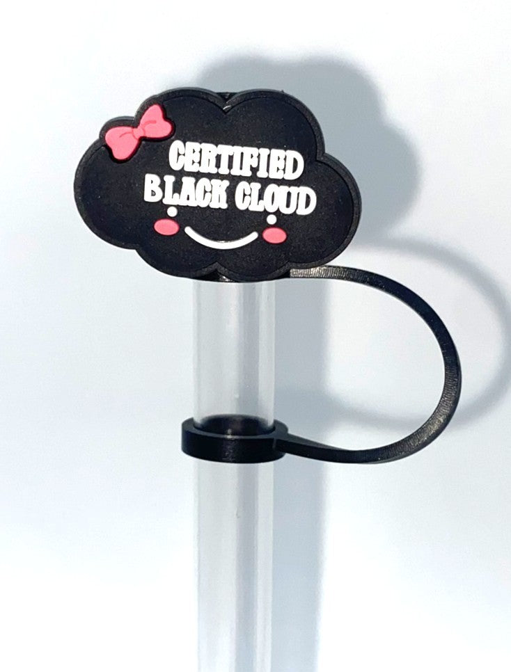 Certified Black Cloud Straw Topper