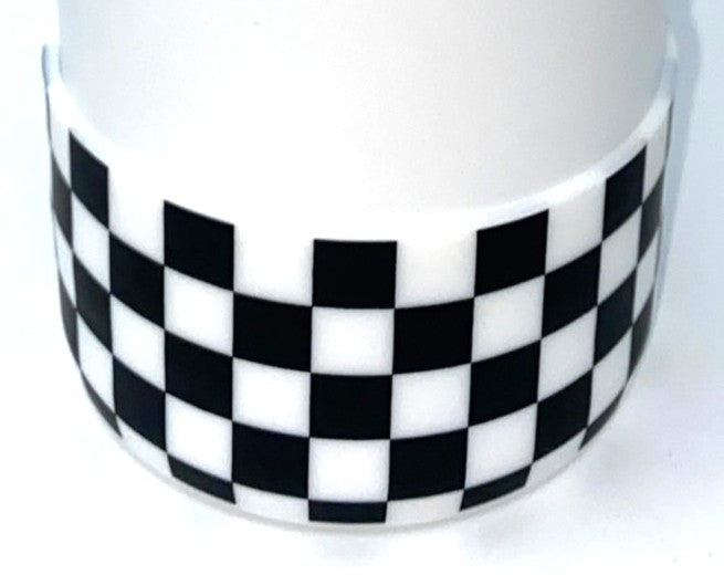 Black & White Checkered Stanley Tumbler Boot Sleeve #206