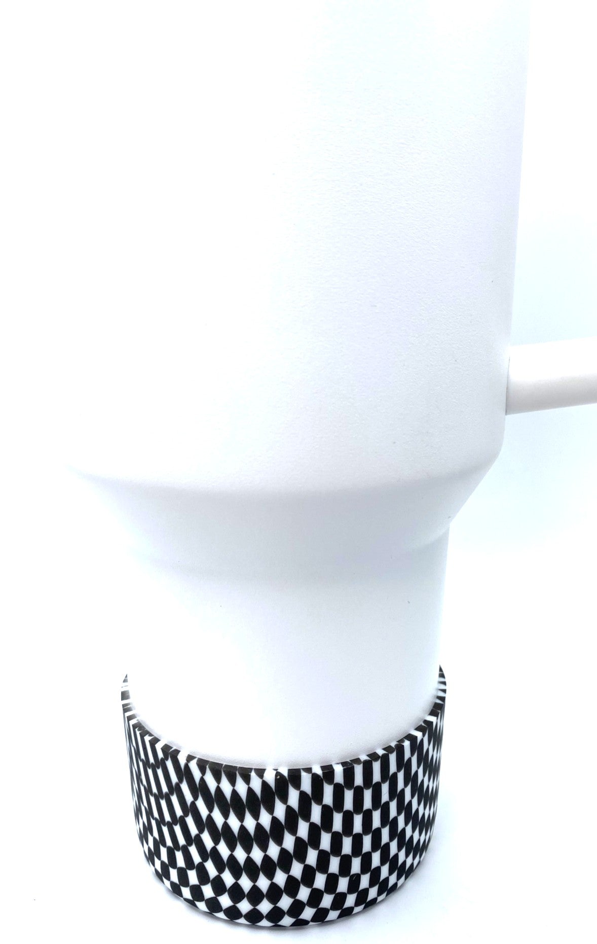 Black & White Checkered Stanley Tumbler Boot Sleeve #153