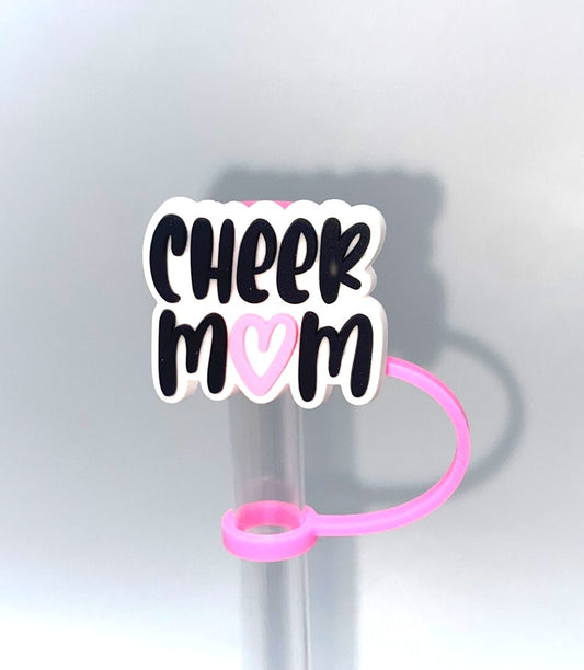 Cheer Mom Straw Topper