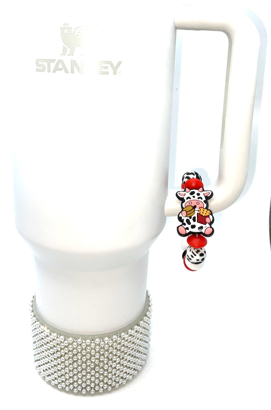 Fast Food Chicken Cow Stanley Tumbler Cup Handle Charm