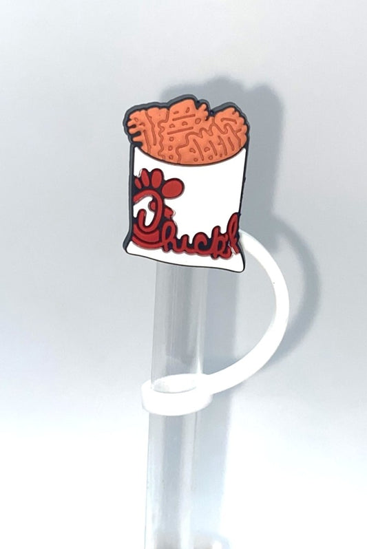 Chicken Fast Food French Fries Straw Topper