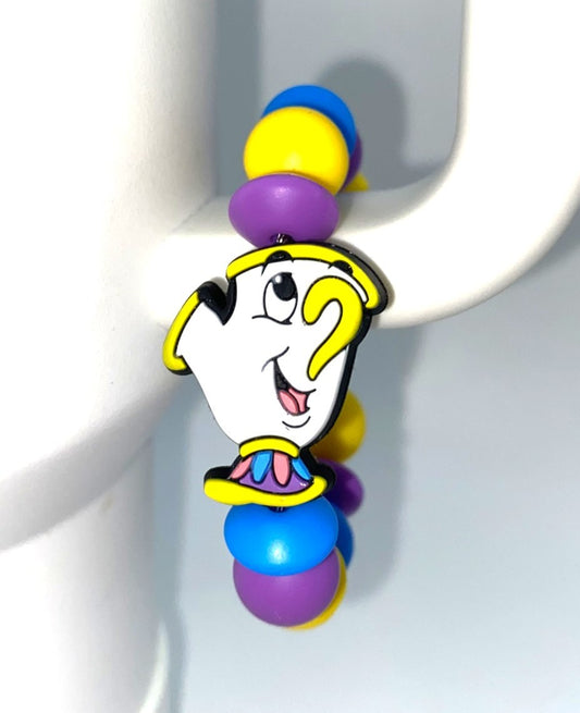 Enchanted Boy Tea Cup Stanley Tumbler Cup Handle Charm