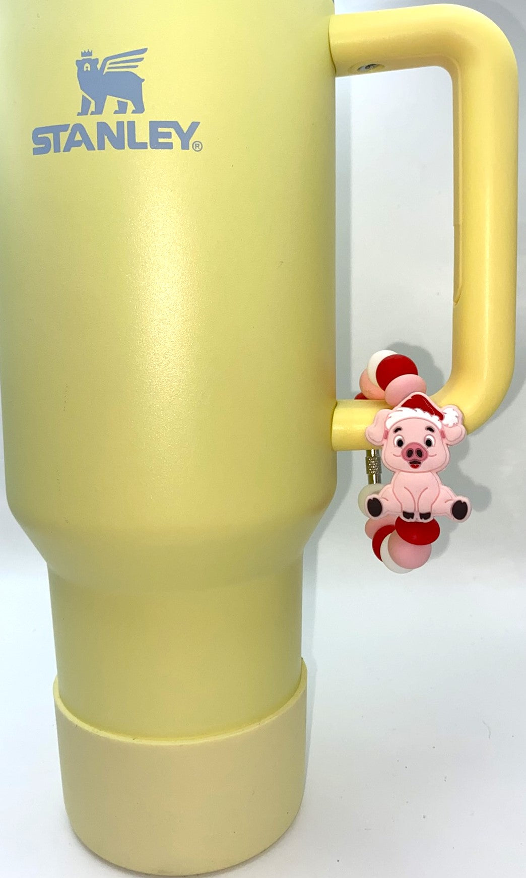 Christmas Pig Stanley Tumbler Cup Handle Charm