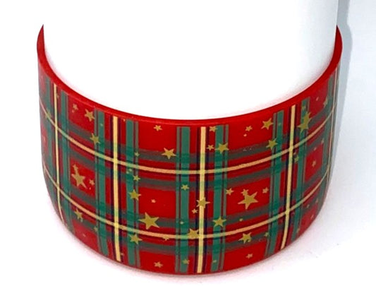 Christmas Starry Plaid Stanley Tumbler Boot Sleeve #200
