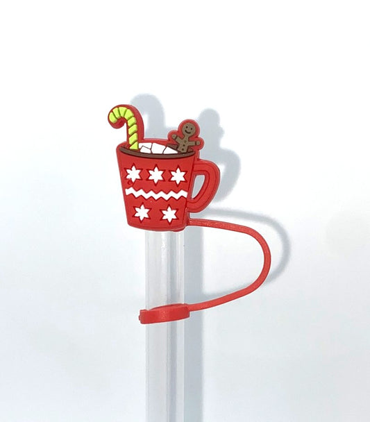 Christmas Mug Straw Topper
