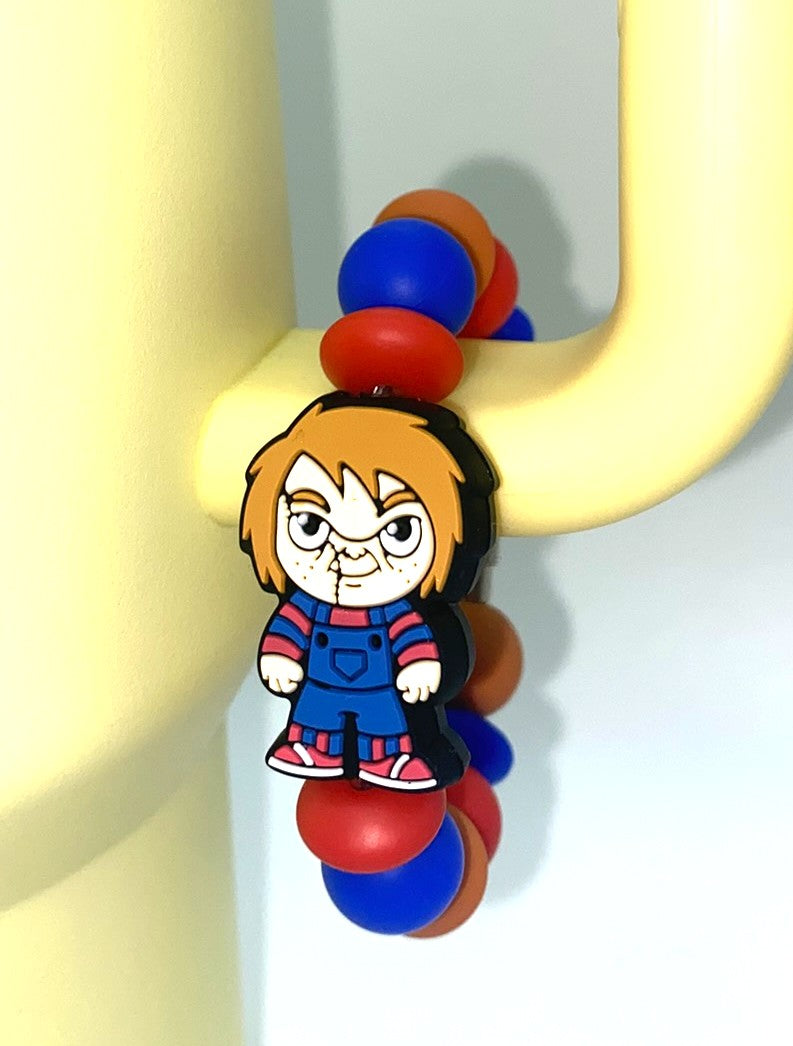 Chucky Child's Play Villain Horror Stanley Tumbler Cup Handle Charm