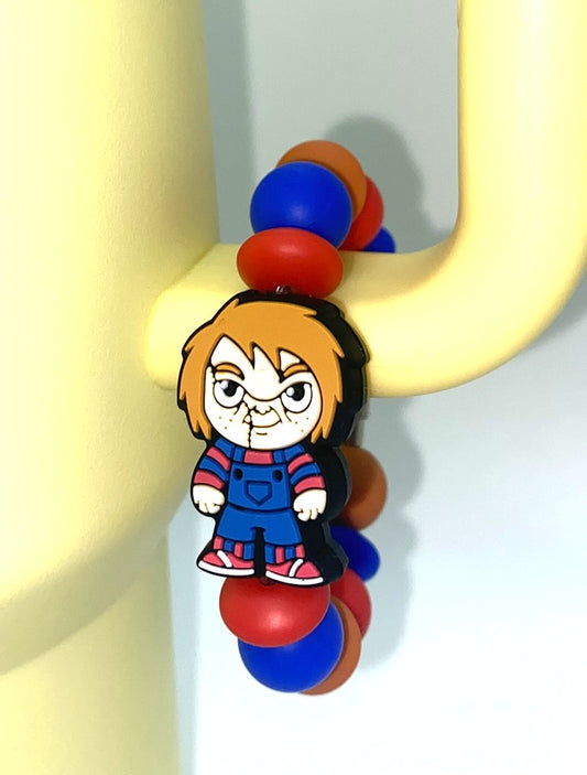 Chucky Child's Play Villain Horror Stanley Tumbler Cup Handle Charm