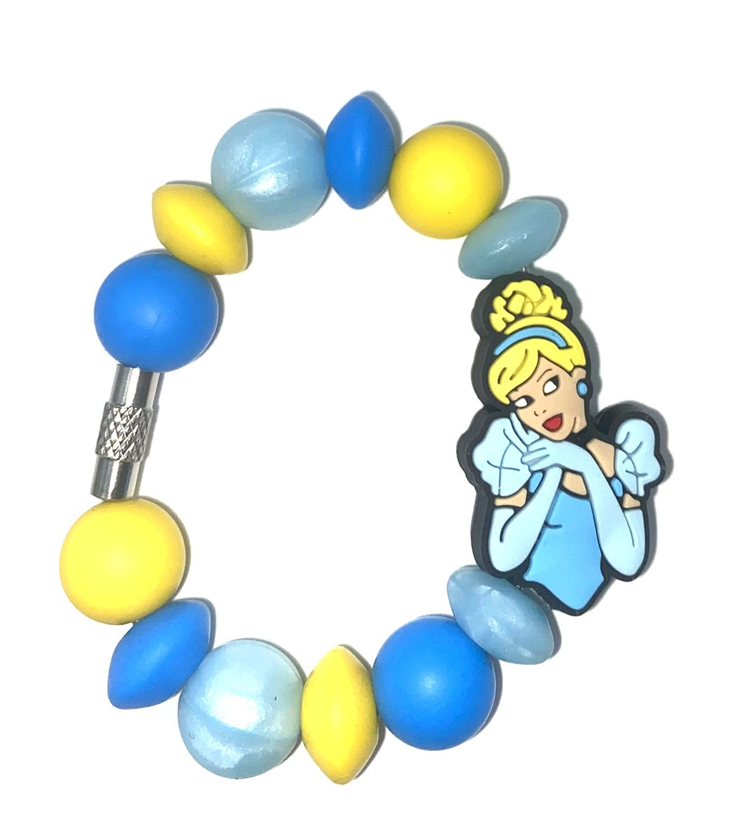 Glass Slipper Princess Cartoon Girl Stanley Tumbler Cup Handle Charm