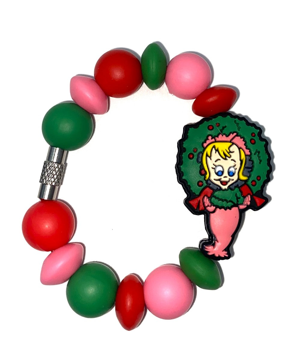 Cindy Lou Mean Green Guy Christmas Stanley Tumbler Cup Handle Charm