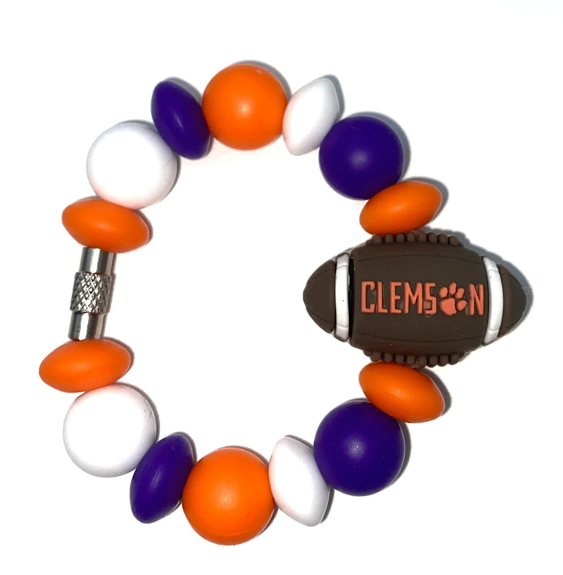 College Football 3D Clemson Stanley Tumbler Cup Handle Charm