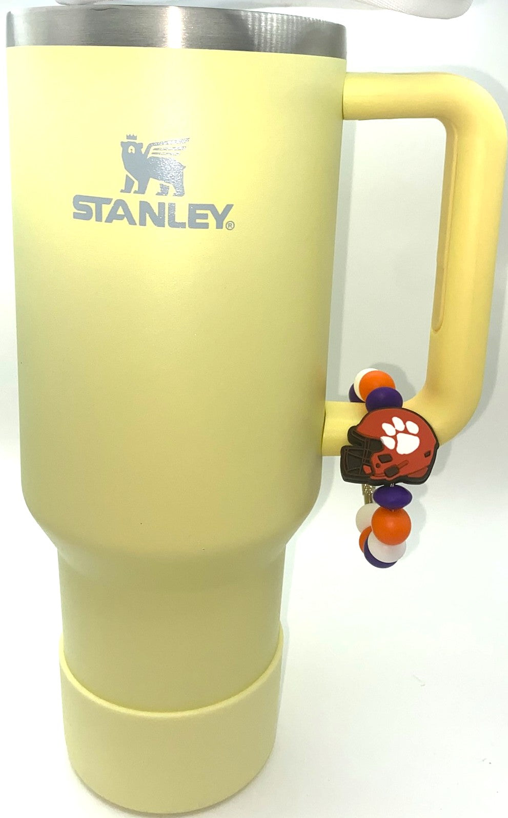 College Football Helmet Clemson Stanley Tumbler Cup Handle Charm