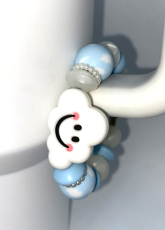 Happy Cloud Stanley Tumbler Cup Handle Charm