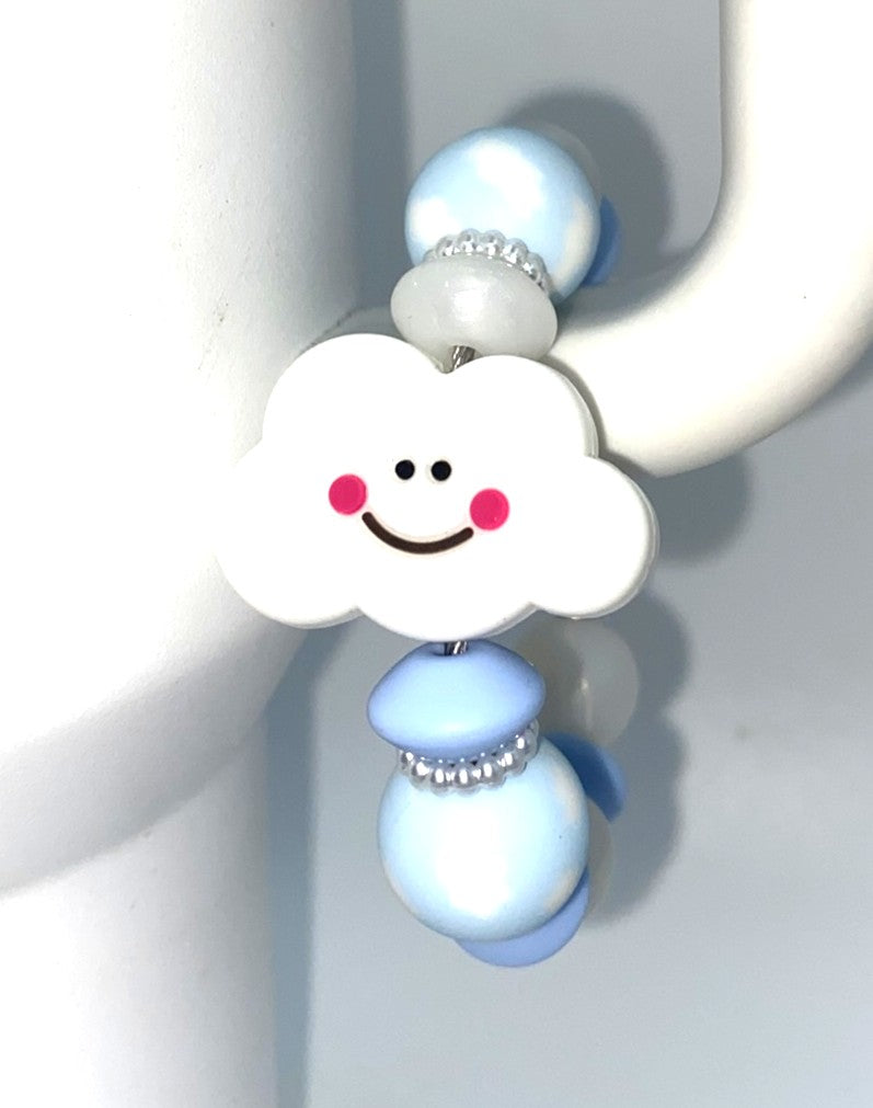 Happy Cloud Stanley Tumbler Cup Handle Charm