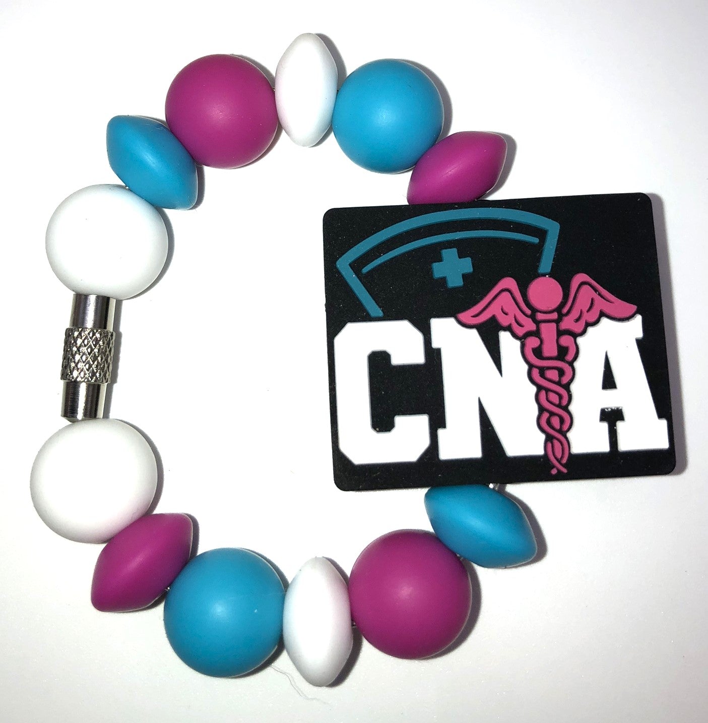 CNA Nurse Hat Caduceus Stanley Tumbler Cup Handle Charm