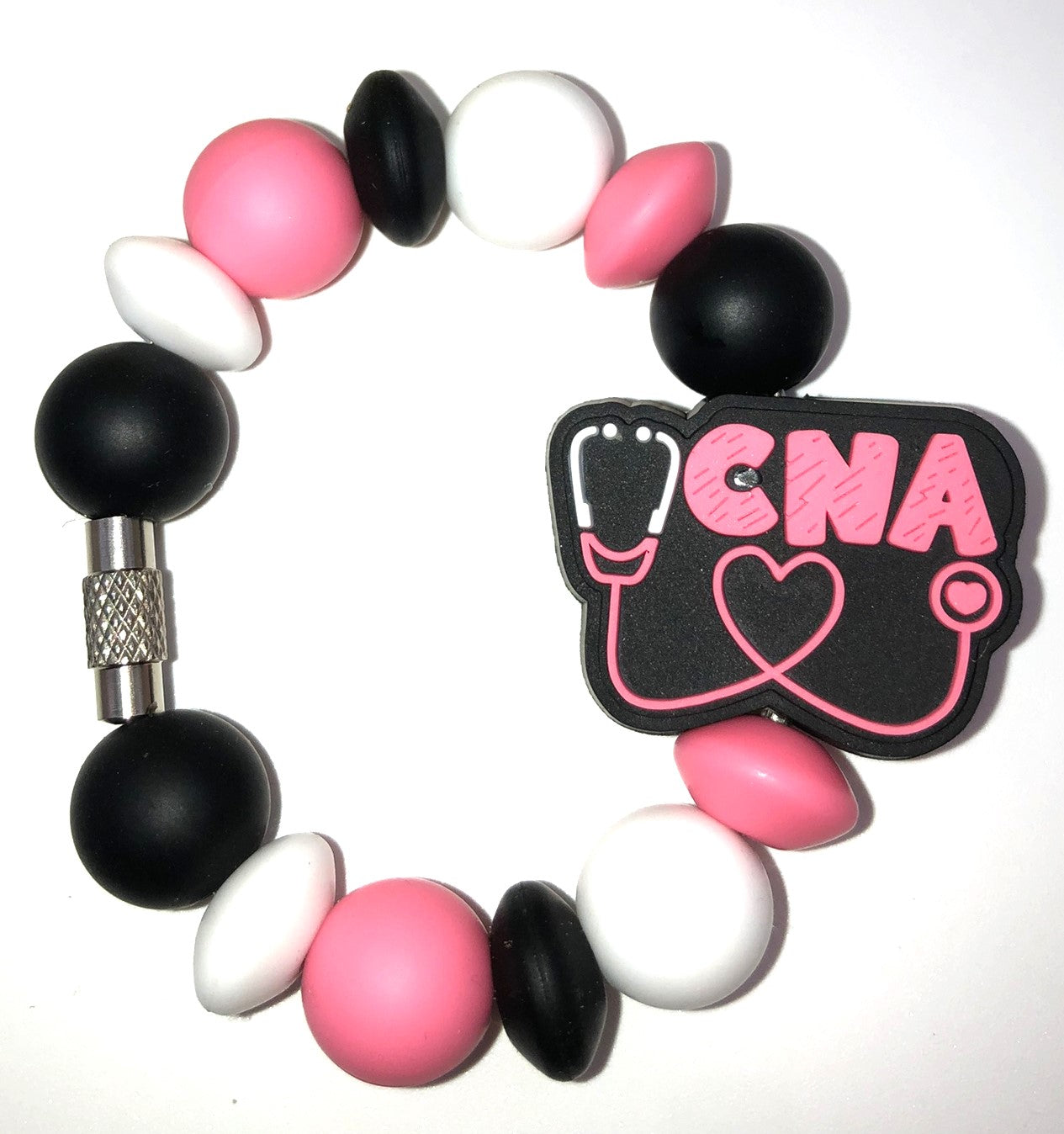 CNA Nurse w/Stethoscope Stanley Tumbler Cup Handle Charm