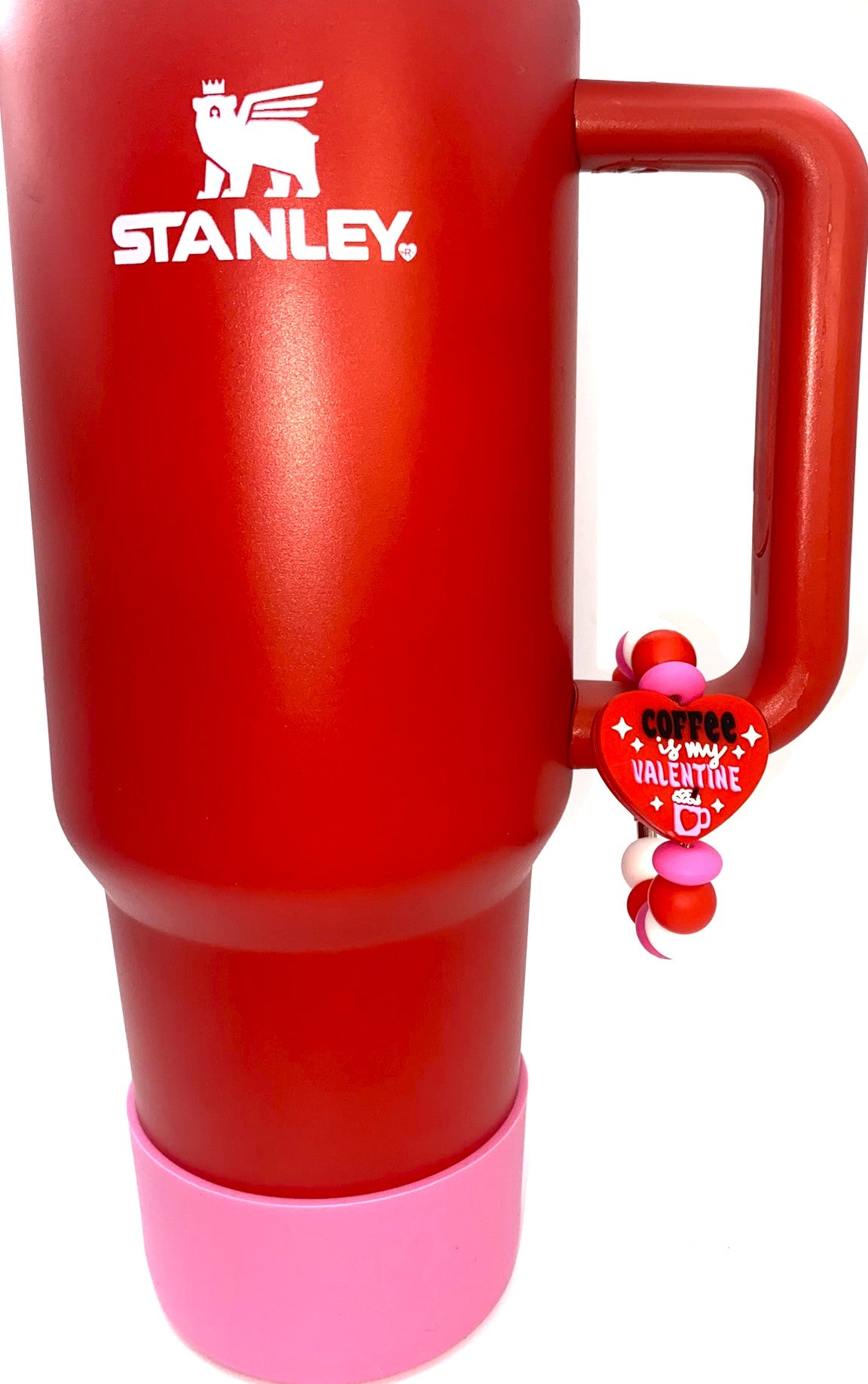 Coffee Is My Valentine Funny Stanley Tumbler Cup Handle Charm