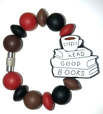 Coffee Read Good Books Stanley Tumble Cup Handle Charm