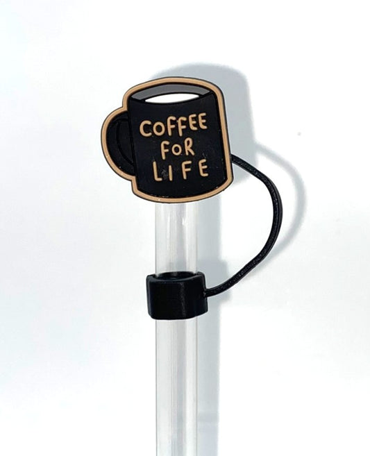 Coffee For Life Mug Straw Topper