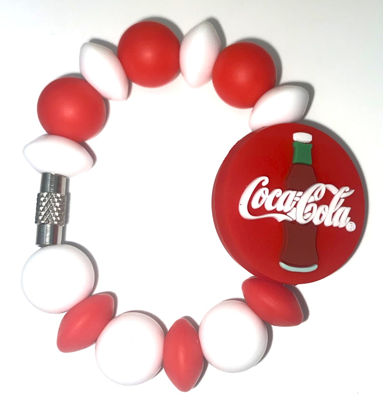 Coke Coca Round Stanley Tumbler Cup Handle Charm