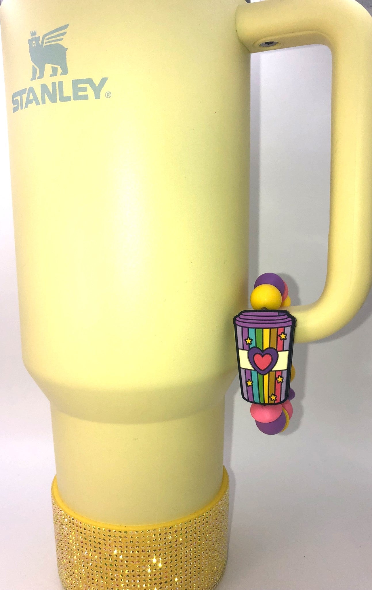 Colorful Coffee To Go Cup Stanley Tumbler Cup Handle Charm