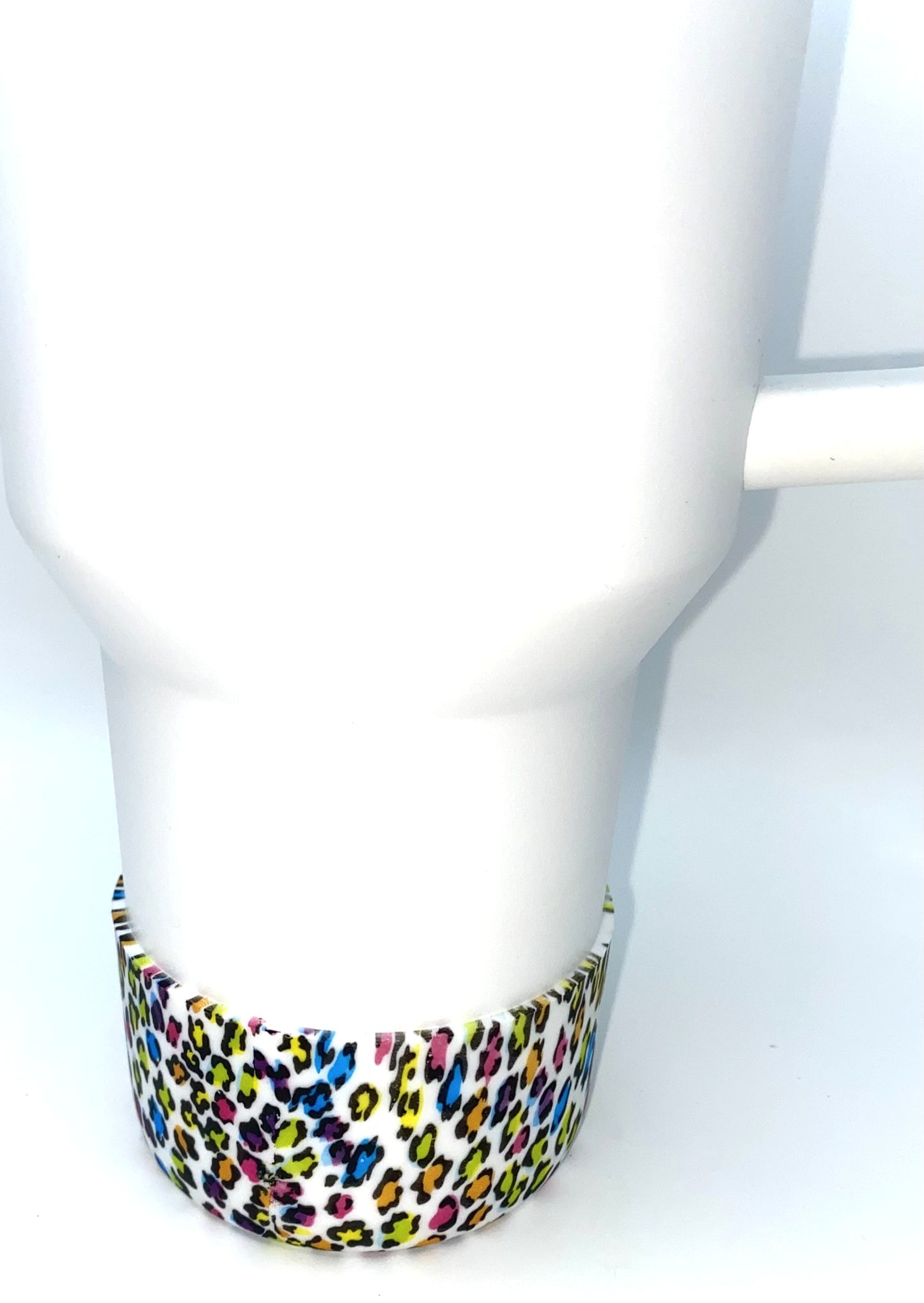 Colorful LF Leopard Print Stanley Tumbler Boot Sleeve #81