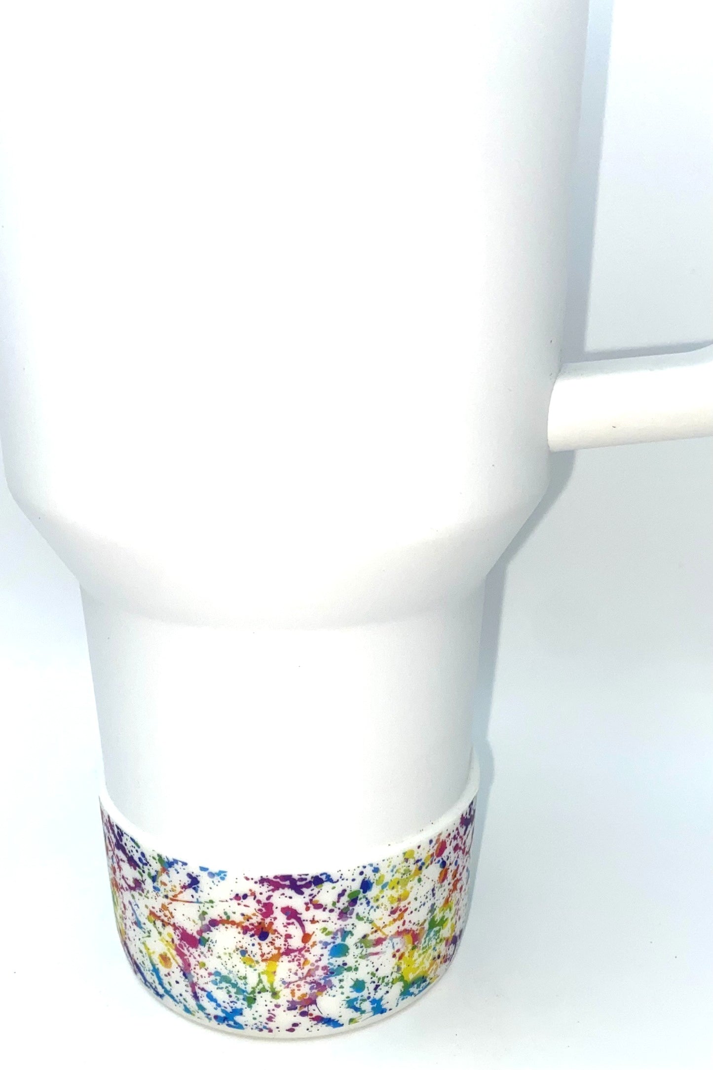 Colorful Splatter Art Stanley Tumbler Boot Sleeve #80