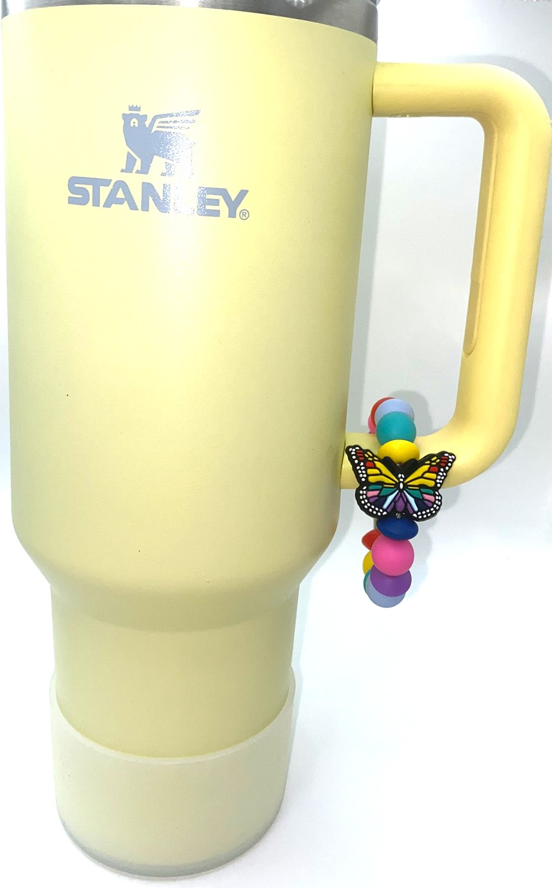 Multi Colored Monarch Butterfly Stanley Tumbler Cup Handle Charm