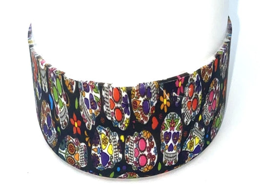 Colorful Candy Skulls Stanley Tumbler Boot Sleeve
