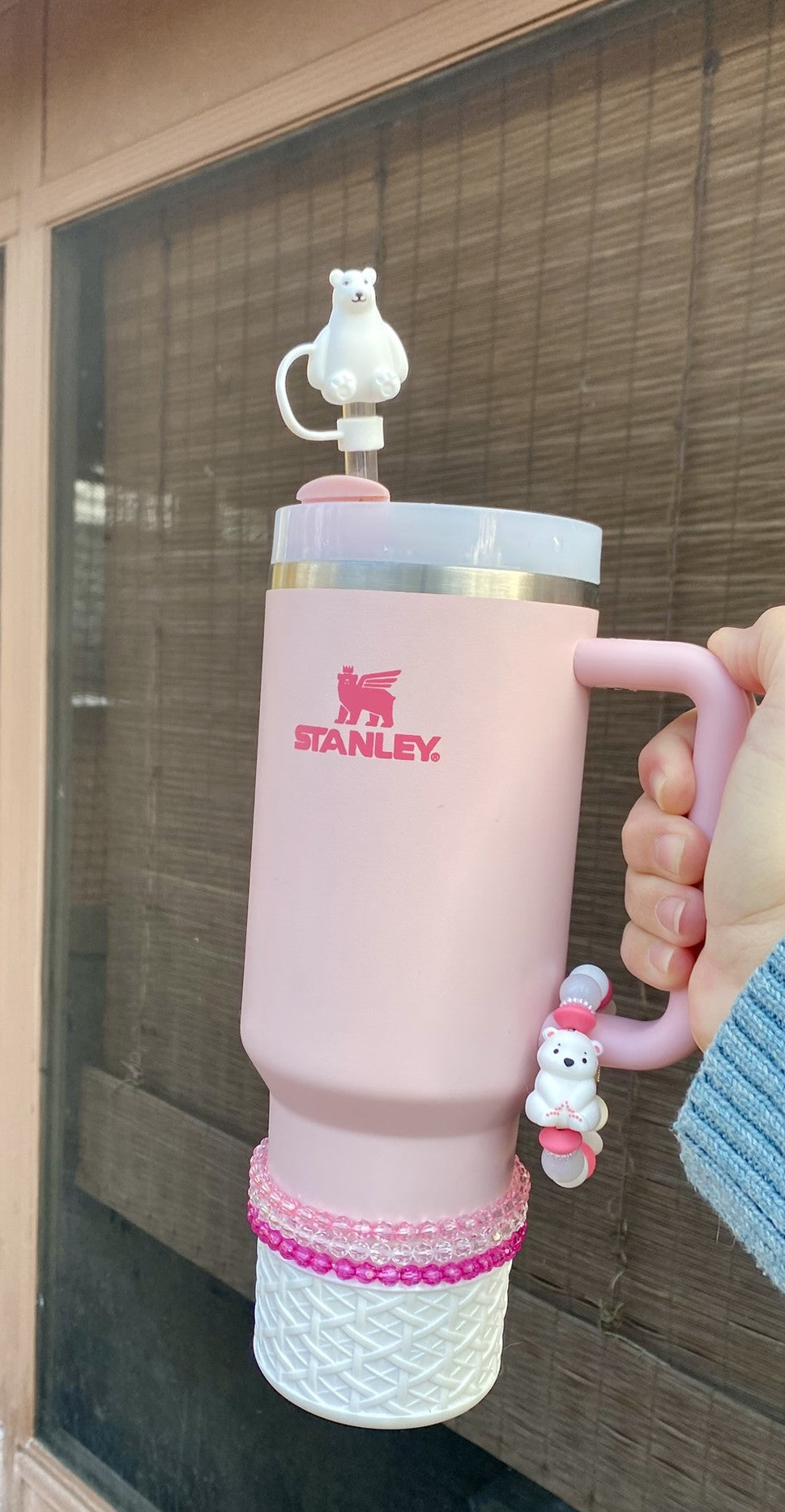 Polar Bear 3D Straw Topper