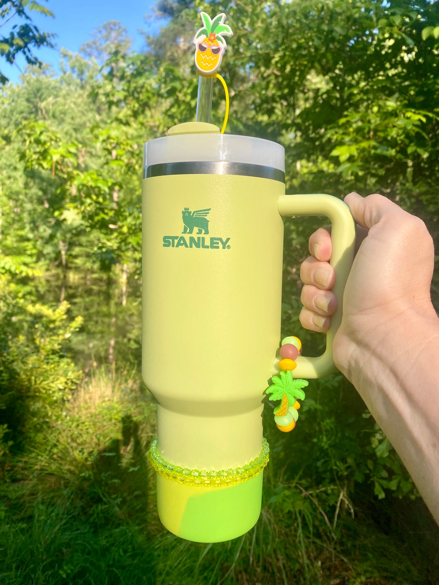Pineapple Summer Straw Topper