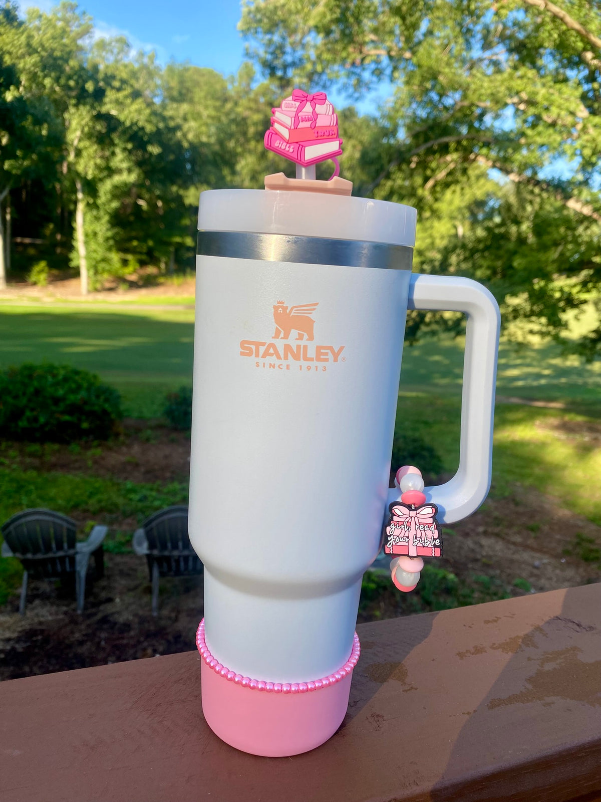 Girl Read Your Bible Stanley Tumbler Cup Handle Charm
