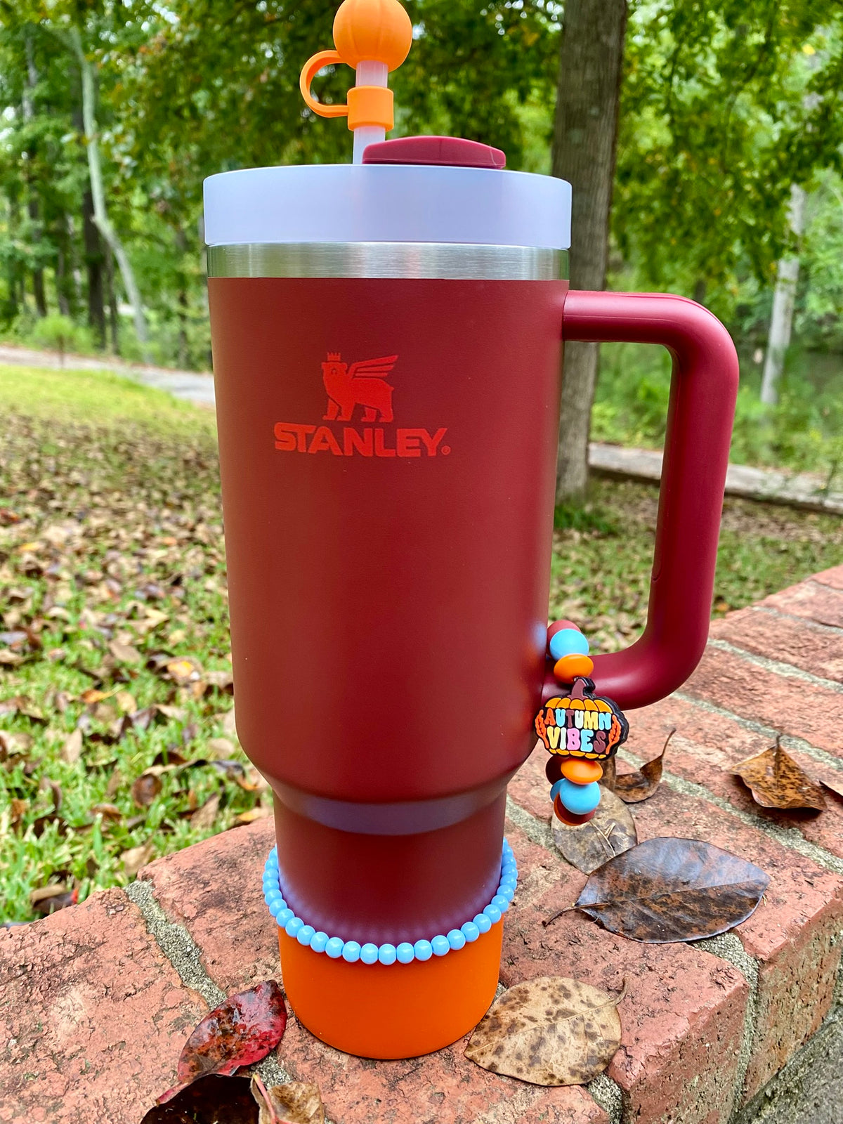 Orange Stanley Tumbler Boot Sleeve #28