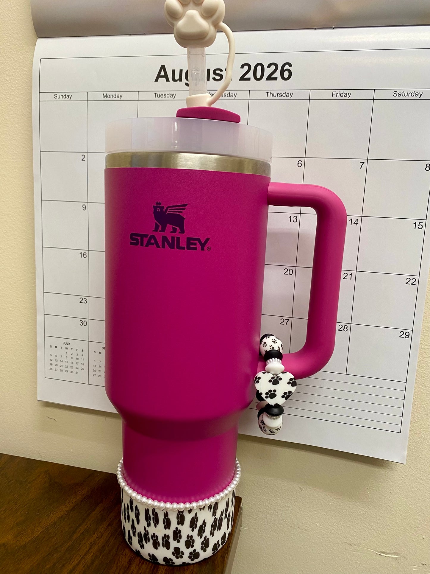 Paw Prints Dog Cat Stanley Tumbler Boot Sleeve #65