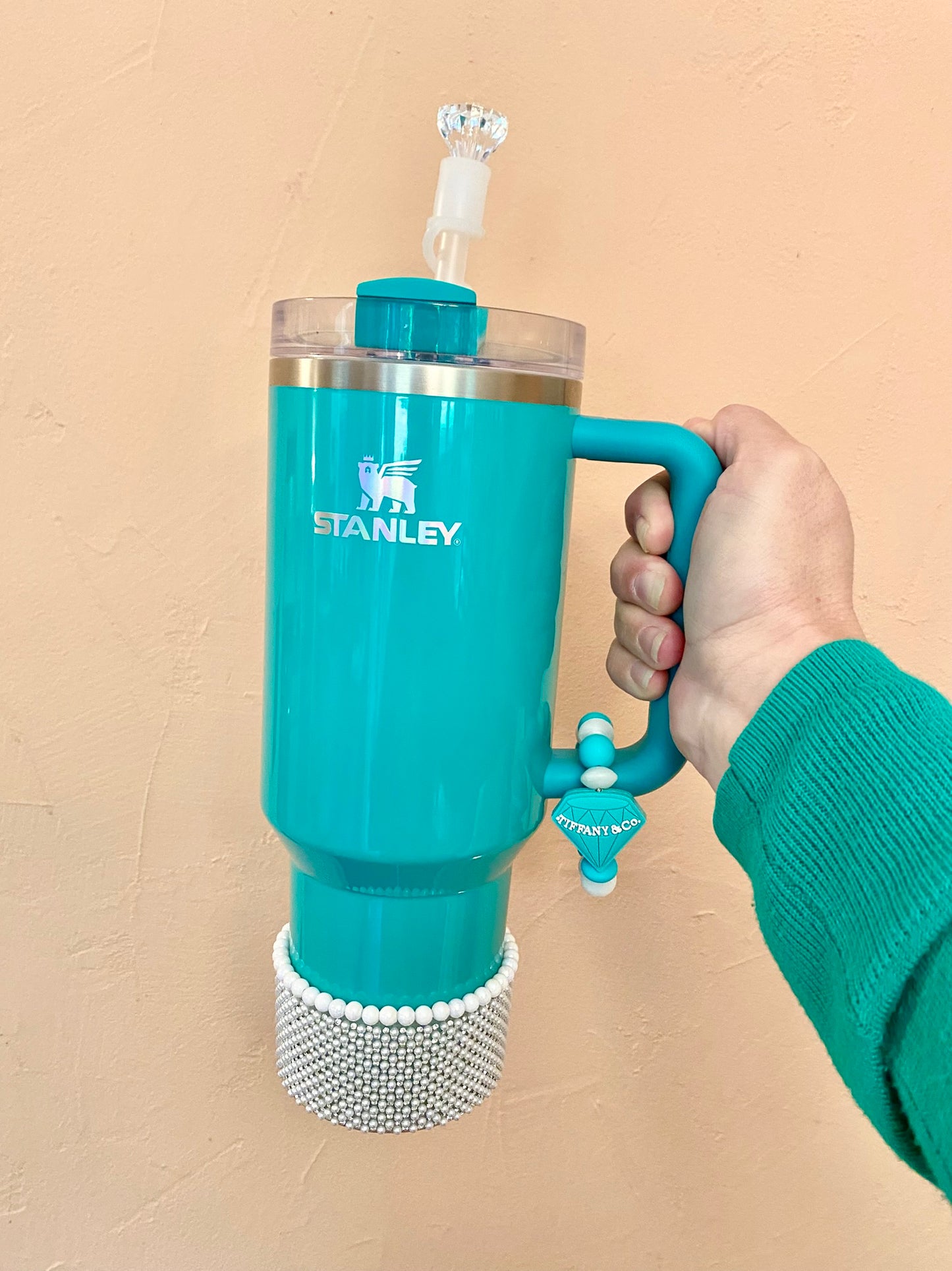 Clear Diamond Straw Topper